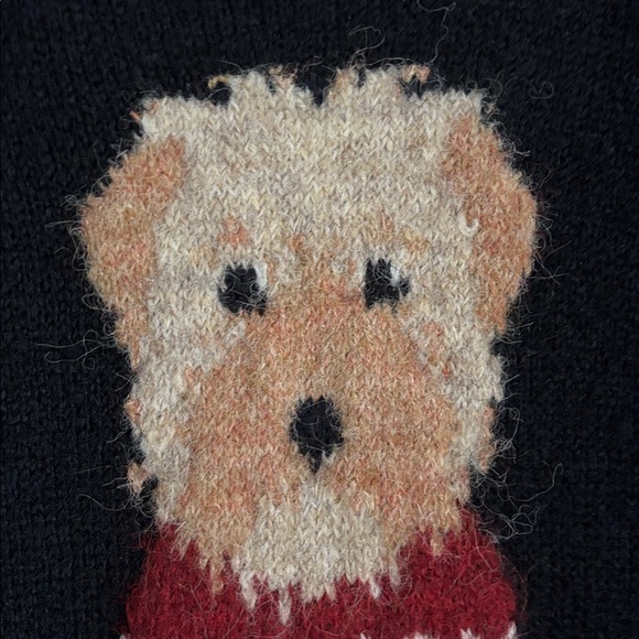 Wild Fable Crewneck Pullover Novelty Heritage Sweater -Dog Iceskating - Picture 5 of 5